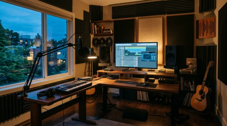 Home studio set up for recording and mixing vocals in 2026