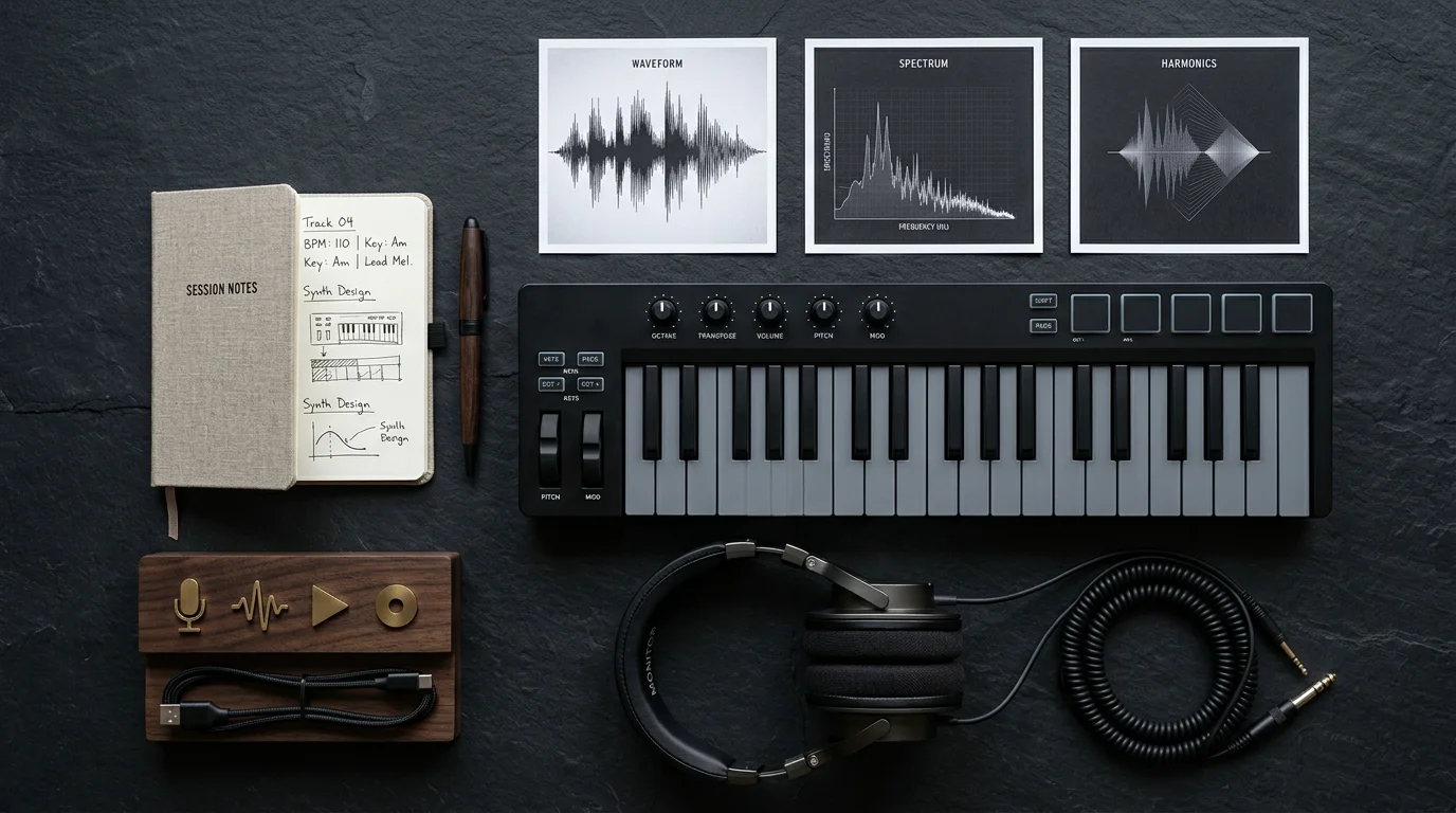 Comparison concept of free piano VSTs versus a curated producer sound bank