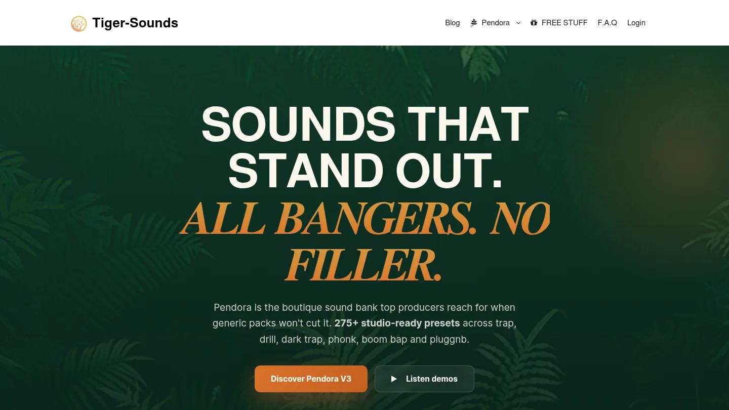 Homepage of Tiger-Sounds