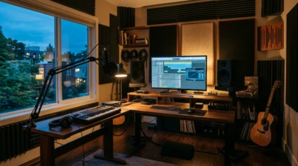 Home studio set up for recording and mixing vocals in 2026